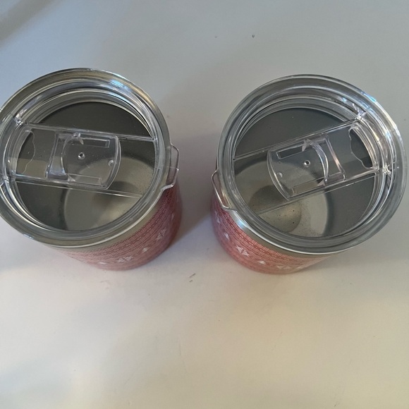 BROOKLYN STEEL CO. 12 oz Holiday Stainless Steel Wine Tumblers with Lids - Picture 11 of 12